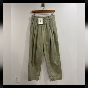 The Frankie Shop/Inni - Hattie Pleated Pants Sage Womens Large